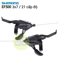 Tay đề xe đạp bấm xả shimano chính hãng 3x7/3x8 speed