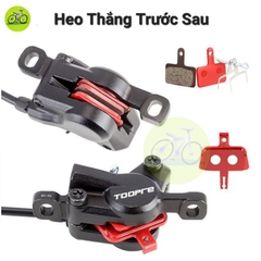 THẮNG DẦU XE ĐẠP PHANH ĐĨA THỦY LỰC TOOPRE CHINH HÃNG 2 PISTONS