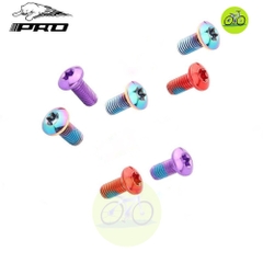 Sét 12 ốc lục giác bông mai cho Thắng Đĩa Pro / Vít đĩa thắng dầu cơ mạ Titan M5 xe đạp thể thao