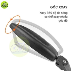 Gương Chiếu Hậu Xe Đạp Ống Kính Chống Sốc HD Có Thể Điều Chỉnh Xoay 360-Trái/Phải