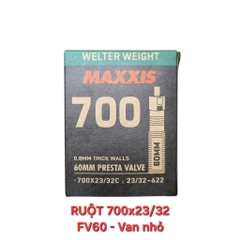 Ruột Xe Đạp Maxxis Welter Weight Đủ Size 26, 27.5,  29 Inch 700C Van Nhỏ Van Lớn