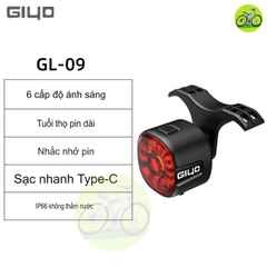[Giyo HCM] Đèn hậu xe đạp GL09, GL09s, CX-TL01 thời gian sáng lên tới 100 giờ, chống nước ip66
