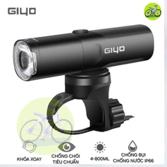 [HCM] Đèn Pha Xe Đạp Siêu Sáng Giyo Độ Sáng 400-800 Lumens, Vỏ Hợp Kim Nhôm Cao Cấp