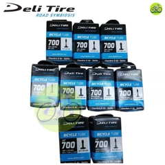 Ruột Xe Đạp Deli Tire 700c Van Nhỏ/Van Lớn - Kích Thước 26, 27.5 Inch