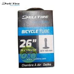 Ruột Xe Đạp Deli Tire 700c Van Nhỏ/Van Lớn - Kích Thước 26, 27.5 Inch