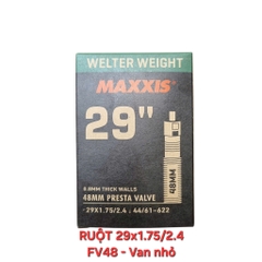 Ruột Xe Đạp Maxxis Welter Weight Đủ Size 26, 27.5,  29 Inch 700C Van Nhỏ Van Lớn