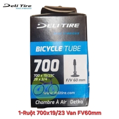 Ruột Xe Đạp Deli Tire 700c Van Nhỏ/Van Lớn - Kích Thước 26, 27.5 Inch