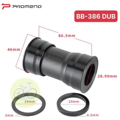 [HCM] BB Vặn Ép Trục giữa bạc đạn Promend lớn / Xe đạp thể thao trớn PF30 386DUB BSA30