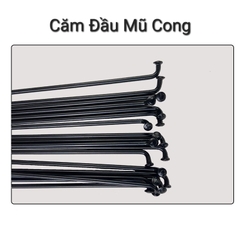 [HCM] Căm Xe Đạp, Nan Hoa Thép Sơn Đen Tĩnh Điện - 5 Cây.