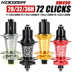 [HCM] Đùm xe đạp Koozer XM490 Cối Nổ HG QR 100 / 135mm / Moayo 28 32 36 Lỗ Căm