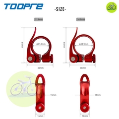 [HCM] Khóa cọc yên bật nhả nhanh TOOPRE 27.2 / 28.6 / 31.8 mm VÀ 30.4 / 30.8 / 30.9 / 31.6 /34.9 mm
