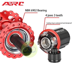 [HCM] Đùm cối nổ ARC MT006 28,32,36 lỗ HUB Xe Đạp 100/135 QR cối HG 8-11 SPEED