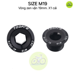[HCM] Ốc vặn đùi đĩa trục rỗng cho xe đạp TOOPRE M18 M19 M20 Tích Hợp Chainring Hợp kim nhôm