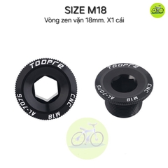 [HCM] Ốc vặn đùi đĩa trục rỗng cho xe đạp TOOPRE M18 M19 M20 Tích Hợp Chainring Hợp kim nhôm