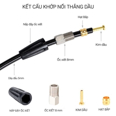 [HCM] Đầu bơm kim bắp thắng dầu xe đạp / Kim dầu phanh thủy lực Toopre Shimano Tektro Sram