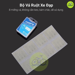 [HCM] Bộ vá xe đạp tiện lợi Toopre / Không cần keo với 8 miếng dán trong suốt