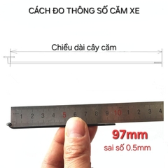 [HCM] Căm Xe Đạp, Nan Hoa Thép Sơn Đen Tĩnh Điện - 5 Cây.
