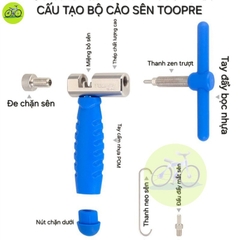 [HCM] Cảo Sên Xe Đạp Toopre / Bộ tháo mắt sên xích xe đạp Kèm móc sên và đầu thay thế