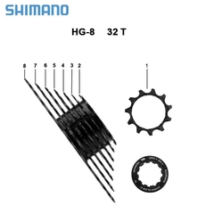 [HCM] Líp xe đạp thả 7 8 tầng Shimano 12-32T / Líp Thả CS-HG200-7 8