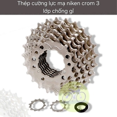 [HCM] Líp thả xe đạp cuộc Sunsuine 8/9/10/11 tầng / 11T-28T thả Mạ Crom