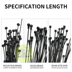 [HCM] RUỘT DÂY ĐỀ DÂY PHANH XE ĐẠP LÕI TEFLON KHÔNG RỈ CHỊU 260 ĐỘ C