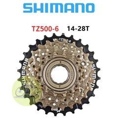 [HCM] Líp 6 7 tầng Shimano MF TZ500- 6 / 7 vặn 14T - 28T / 34T cho xe đạp