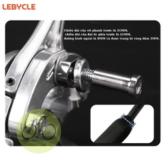 [HCM] Ngàm Thắng Road Lebyclc Càng C , Phanh Chữ C 3 Lá Nhôm Cho Xe Đạp Đường Trường