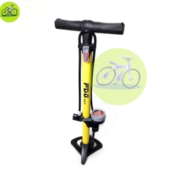 Bơm xe đạp áp 160psi/11kg, Có đồng hồ đo cao cấp FDG, Ống bơm xe đạp xe máy đa năng