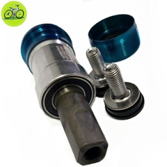 Trục giữa bạc đạn xe đạp cốt vuông 110.5-122.5mm