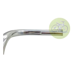 Tay lái ghi đông xe đạp nhôm cong cuộc sừng trâu phi 25.4mm