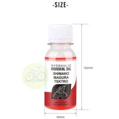 Dầu thắng dầu thủy lực Shimano / Tektro / Avid / Toopre và các loại DOT 60mm