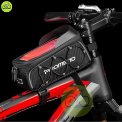 Túi treo sườn xe đạp PROMEND túi cứng chống nước có mặt đêt điện thoại chuyên dụng