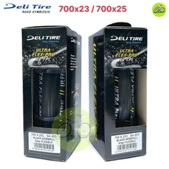 Vỏ lốp gấp xe đạp Deli Tire ULTRA 700x23c 700x25c Full Box