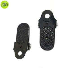 Gác để chân gấp xe đạp thép sơn màu đen