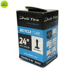 Săm ruột xe đạp Deli Tire 24 inch AV-48mm van Mỹ van xe may