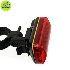 Đèn báo hiệu sau xe đạp hậu nháy đỏ pin
