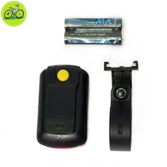 Đèn báo hiệu sau xe đạp hậu nháy đỏ pin