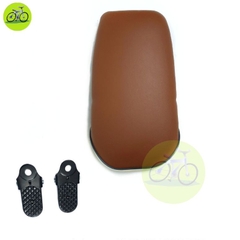 Bộ gác chân và nệm yên sau xe đạp Gắn Xe Đạp