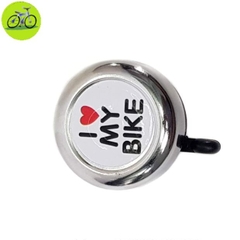 Chuông xe đạp kéo I love BIKE đa năng gắn ghi đông
