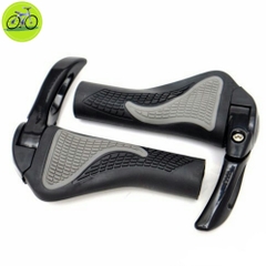 Tay nắm xe đạp sừng trâu cao su chống mỏi, tay nghĩ nhôm siêu nhẹ