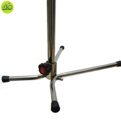 Chân chống xe đạp dựng Inox móc treo bọc cao su cao cấp