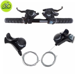 Tay đề xe đạp cóc gắn ghi đông Shimano SL-TX30 3x7 Speed
