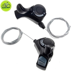 Tay đề xe đạp cóc gắn ghi đông Shimano SL-TX30 3x7 Speed