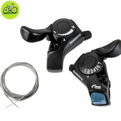 Tay đề xe đạp cóc gắn ghi đông Shimano SL-TX30 3x7 Speed