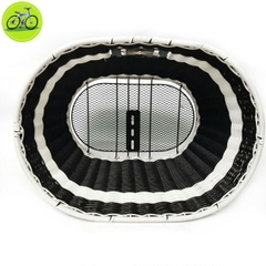 Giỏ xe đạp, rổ xe máy điện chất liệu các sợi mây tổng hợp elip