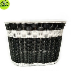 Giỏ xe đạp, rổ xe máy điện chất liệu các sợi mây tổng hợp elip