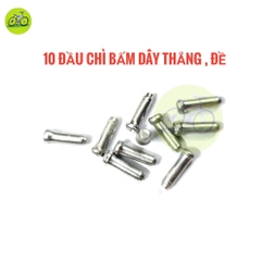 Đầu chặn dây thắng dây đề xe đạp chì bấm đầu cáp gọng mặt trăng càng thắng V