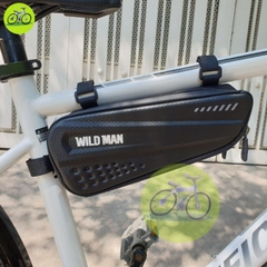 Túi Treo Sườn Xe Đạp Thể Thao Wild Man, Chống Nước, Túi Cứng Treo Góc Sườn