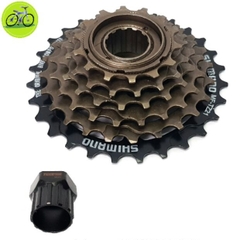Combo líp xe đạp shimano 7 Shimano Và dụng cụ cảo tháo vặn líp xe đạp thể thao