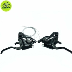 Cặp tay đề bấm xả xe đạp Shimano EF51 3x7 Speed tặng dầu tra sên xích xe đạp